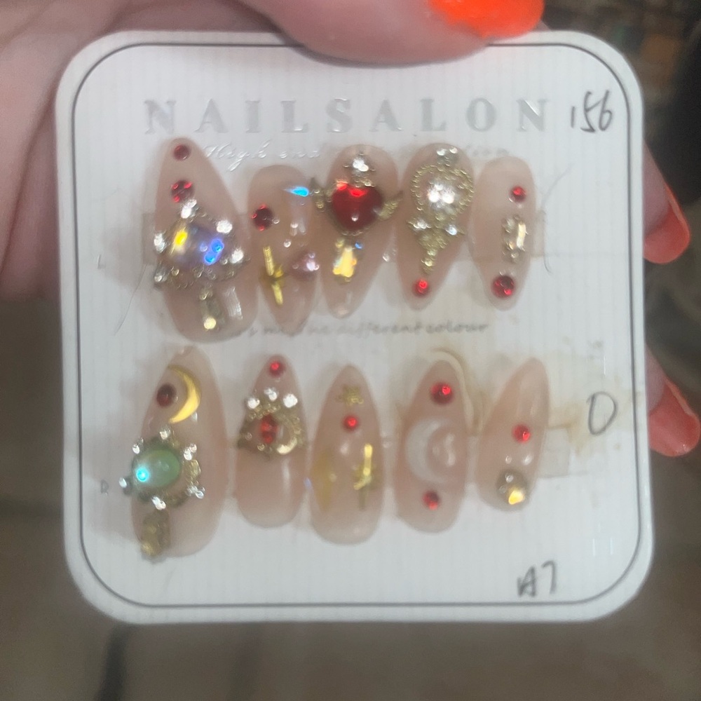 Sailor moon nails
